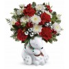 Teleflora's Send a Hug Cuddle Bears Bouquet